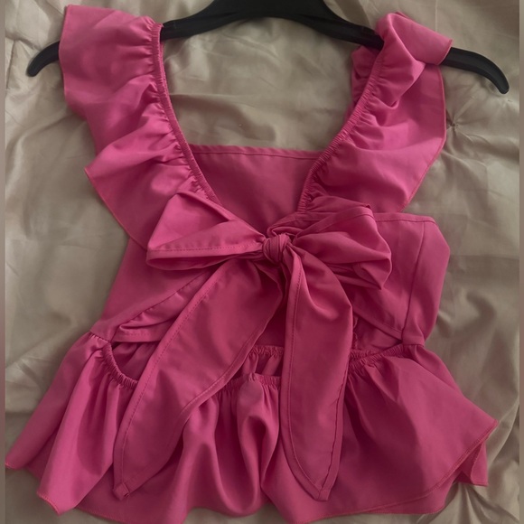 Pink Ruffled Top - Picture 2 of 2